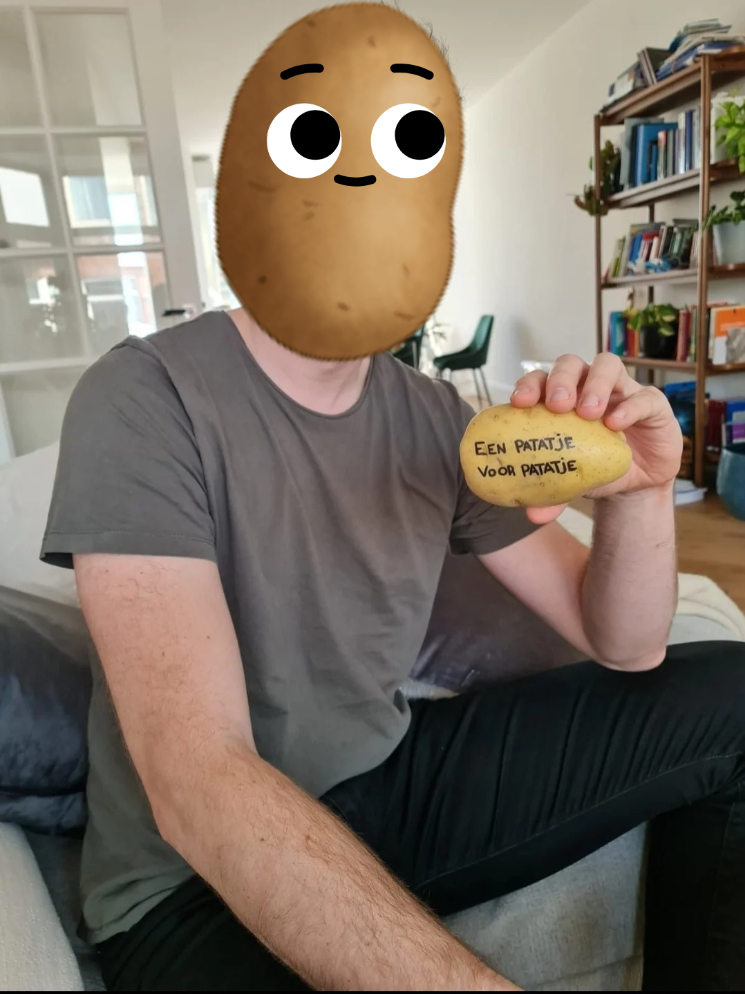 Pieperpost grappig cadeau verjaardag aardappel