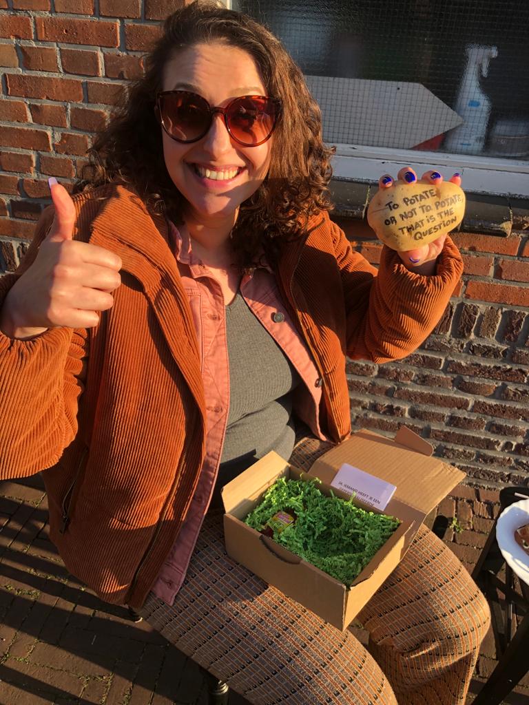Cadeau aardappel sturen verjaardag leuk grappig humor