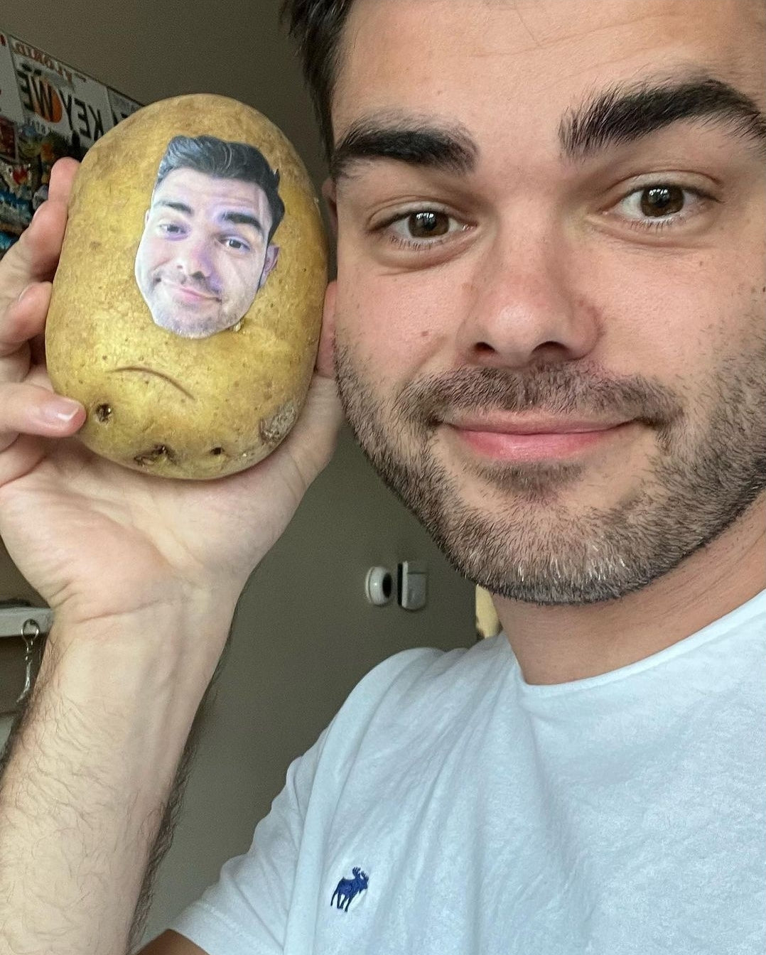 Pieperpost foto cadeau aardappel
